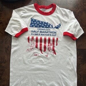 Cedar City Utah Half Marathon Mayor’s Cup Vintage Ringer Tee